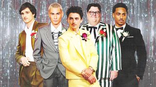 Image showing Jacob Elordi Evan Mock Timothe Chalamet Caleb Hearon and Keith Powers wearing examples of the best prom...