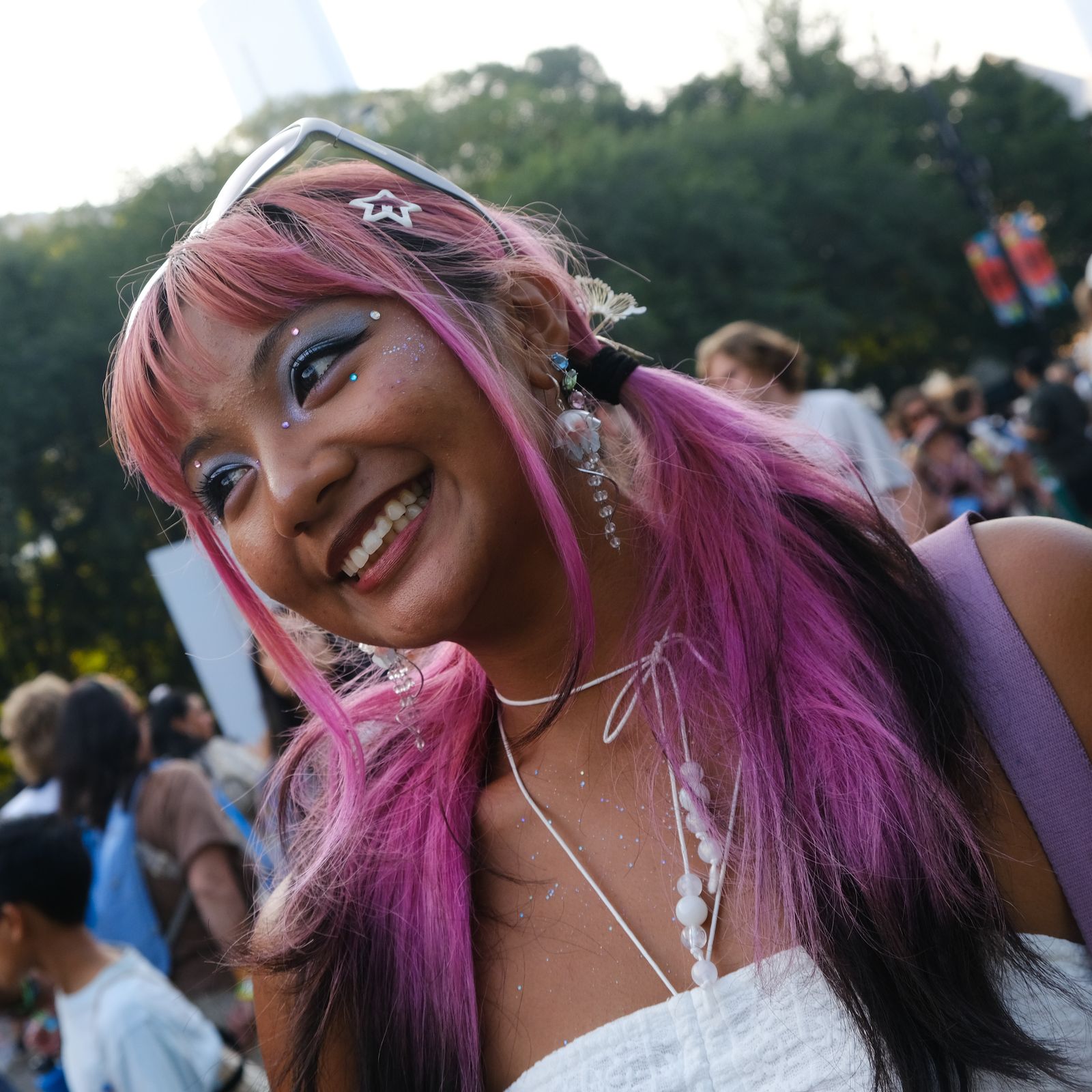 At Lollapalooza 2025, Micro Shorts and Crochet Camis Were the Look