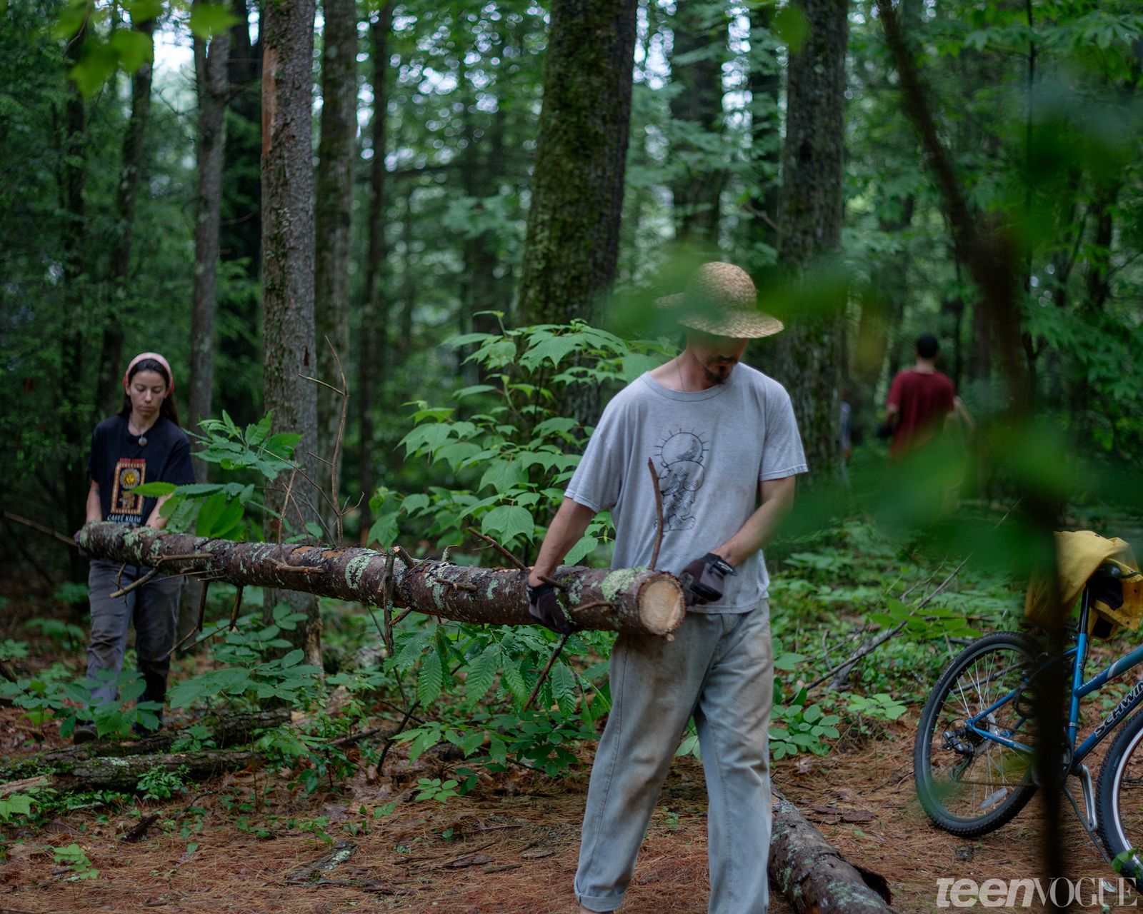 Their joyful productivity days at the Sirius Community photographed in Shutesbury Massachusetts.