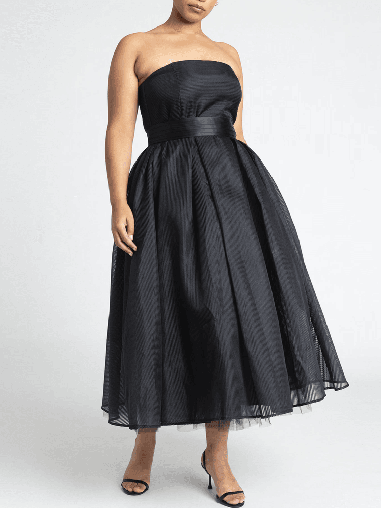 Eloquii Strapless Crinoline Dress 